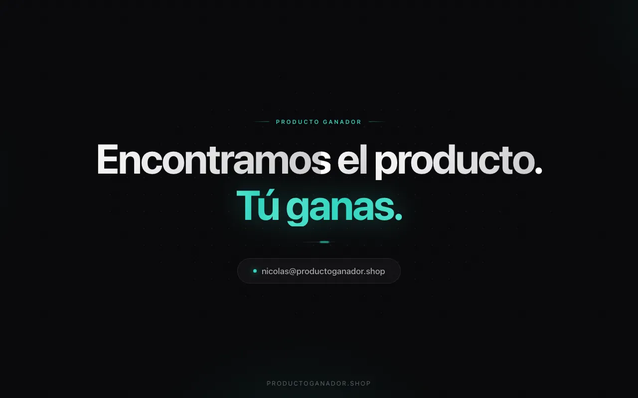 Producto Ganador — curación de productos en tendencia